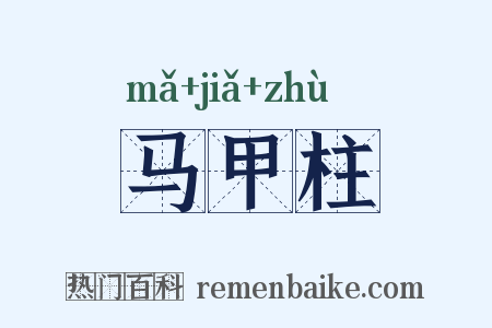 马甲柱是什么意思的图片